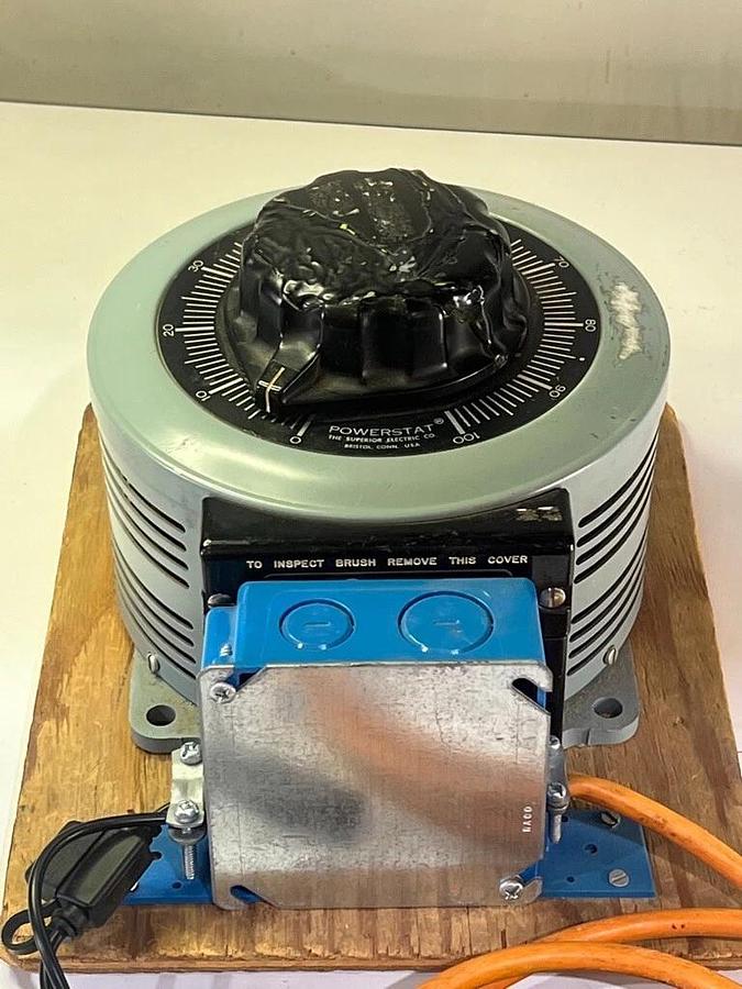 Used Superior Electric Powerstat Variac 0-140 VAC 20 A Transformer Type 236, BP57515