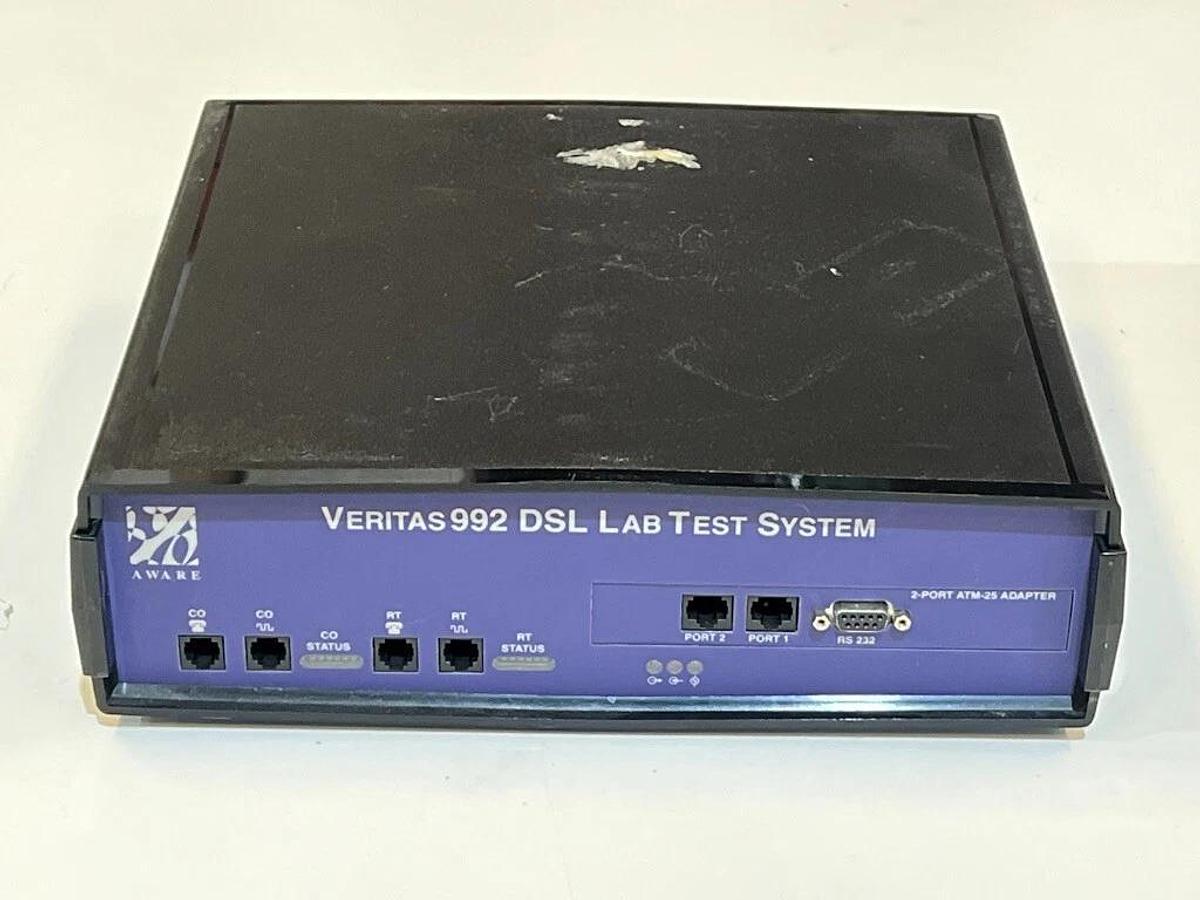 Used Aware, Inc. Veritas992 DSL Lab Test System - No Power Supply - AS-IS