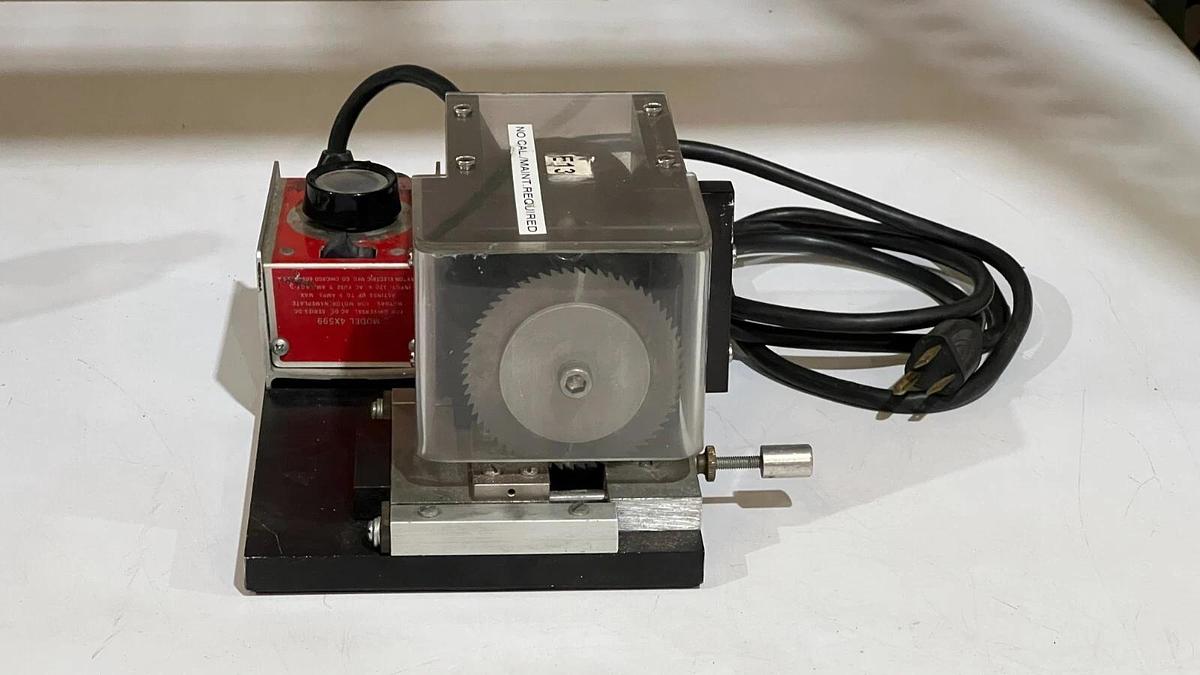 Used 7 Seven Associates Semi-Rigid Tooling - Model T-510 Trim Saw for Coaxial Cable