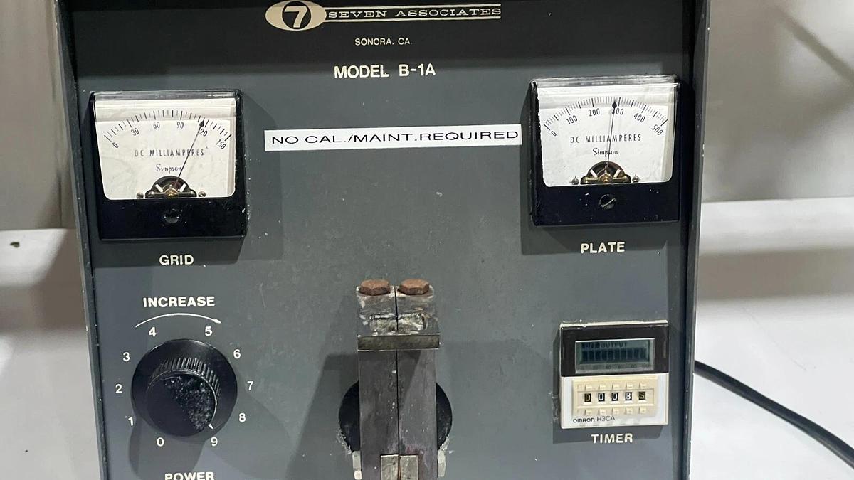 Used 7 Seven Associates Model B-1A Induction Heater Semi-Rigid Tooling Coax Soldering