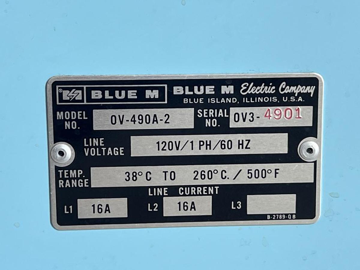 Used Blue M Oven Model OV-490A-2 Stabil-Therm Constant Temperature Cabinet