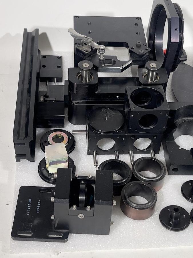 Lot of Black Anodized Hardware Optics Photonics 