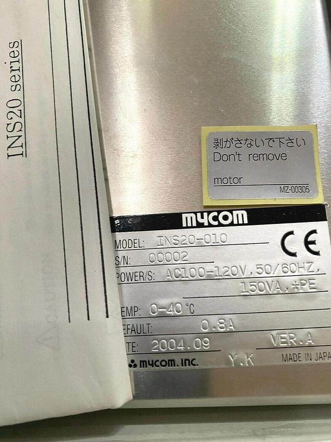 Mycom NanoDrive INS20-010 2-Phase Stepping Motor Driver - Stepper Motor