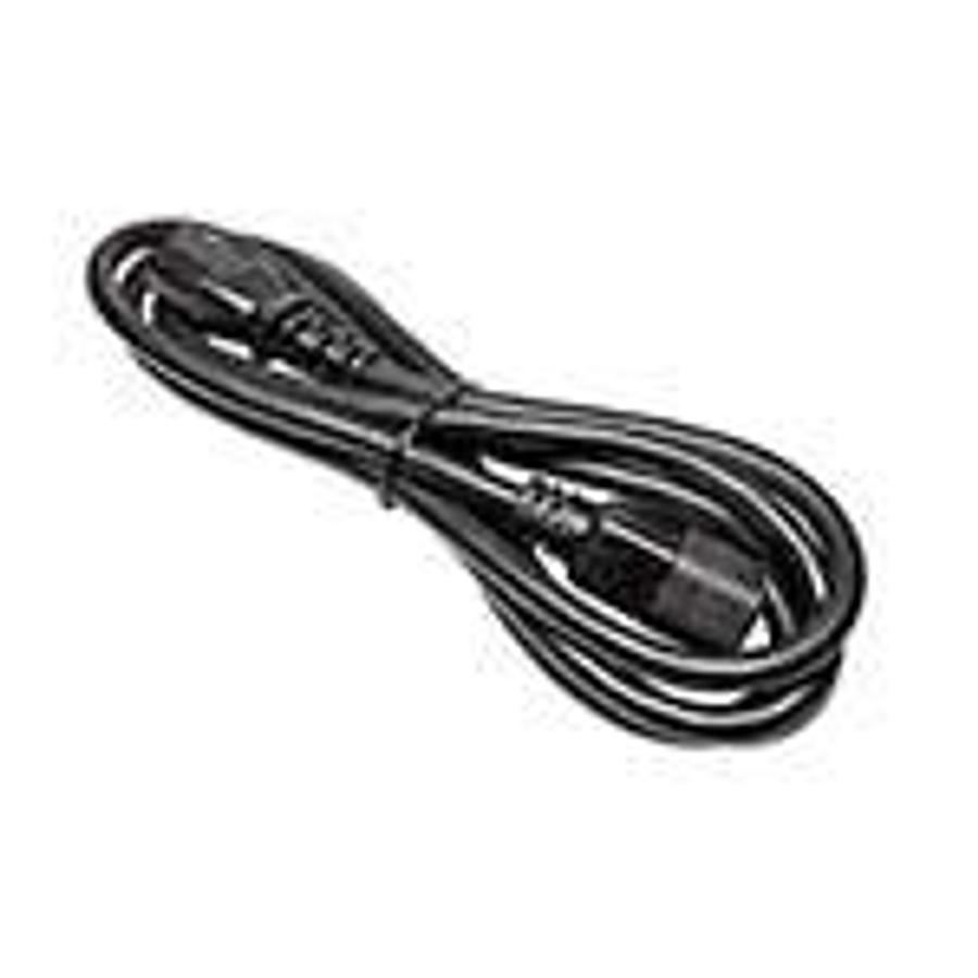 Used 6'6" 18AWG 3-wire EXTENSION POWER CORD connector-Type A IEC 60320C14 connector to Type B IEC 60320C13. 300V (Black) V-75 250/440V ES7359