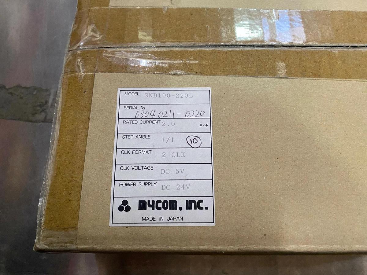 Mycom NanoDrive SND100-200L 24V DC Stepping Motor Driver - Stepper Motor