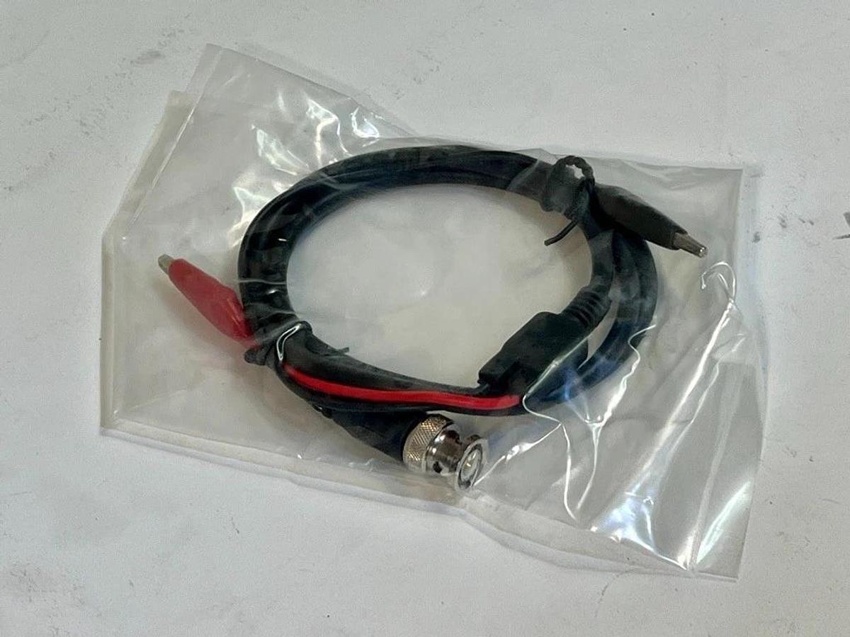 Used Lot of 15 Pieces: 3 Foot BNC Male to Alligator Clips Test Lead - Cable Assembly