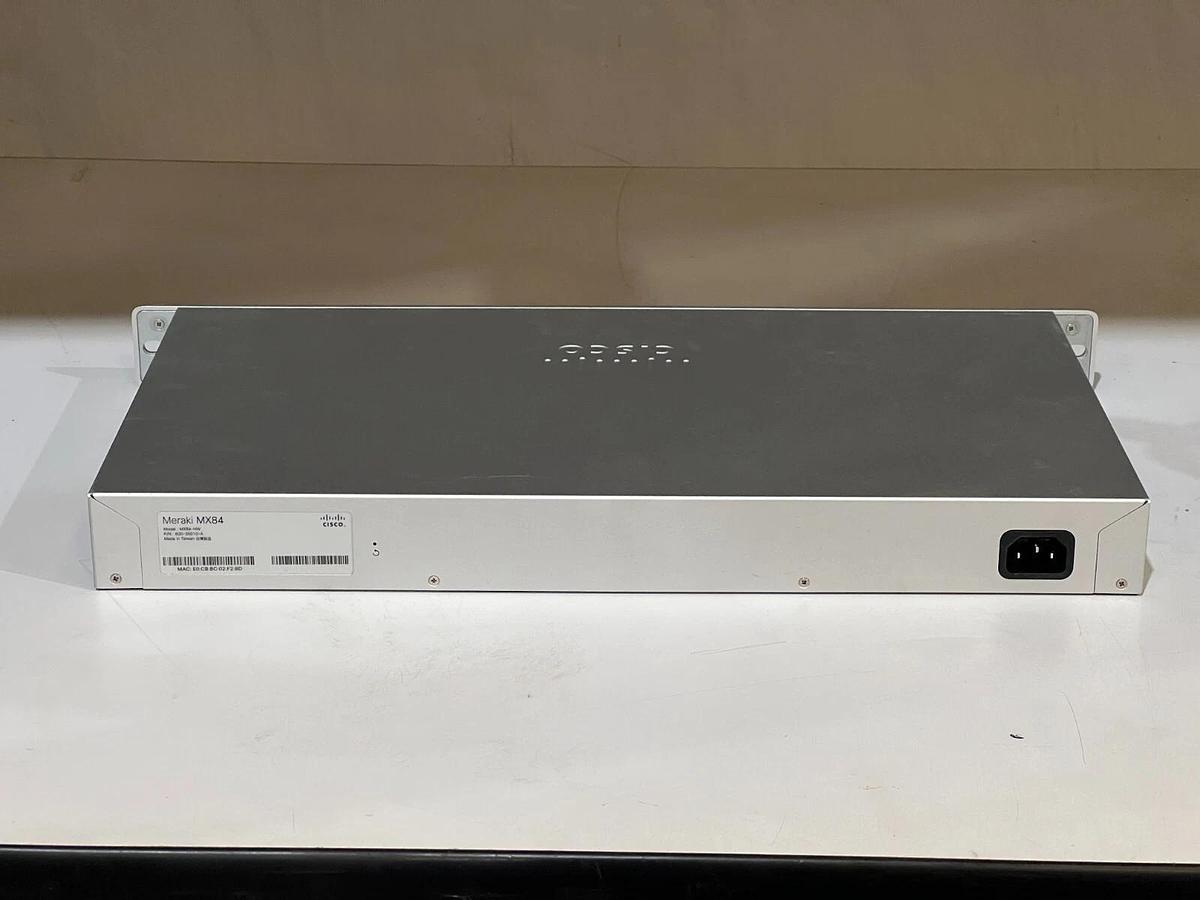 Used Cisco Meraki MX84 Cloud Managed Security Appliance MX84-HW CLAIMED