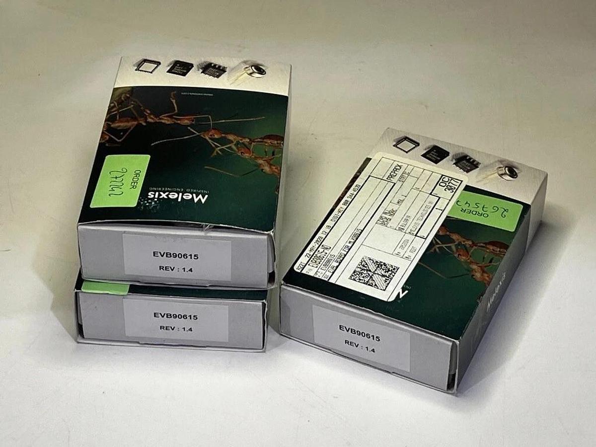 Used Lot of 3 Melexis EVB90615 Evaluation Board for MLX90615 Infrared Tempe Sensor