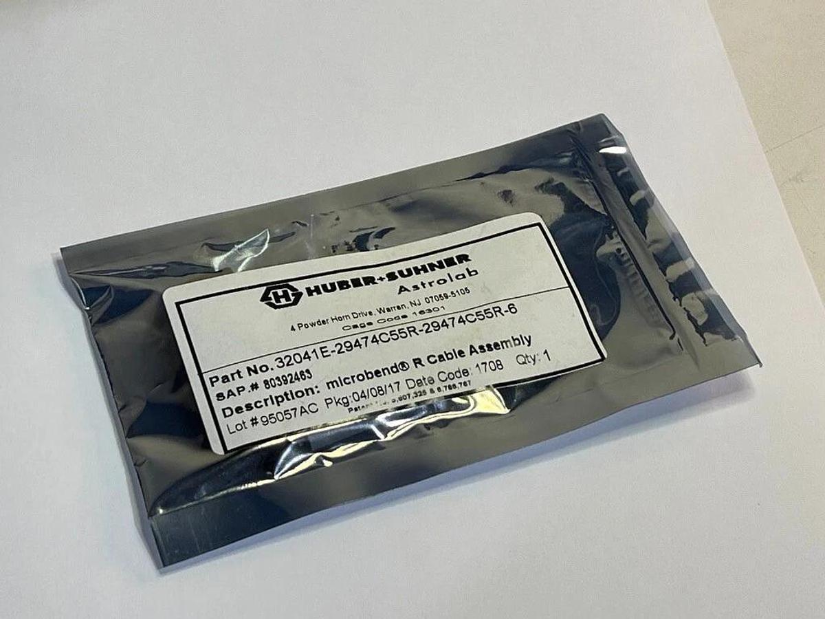 Used 25 PCS Huber+Suhner Astrolab Microbend-R RF Cable 32041E-29474C55R-29474C55R-6