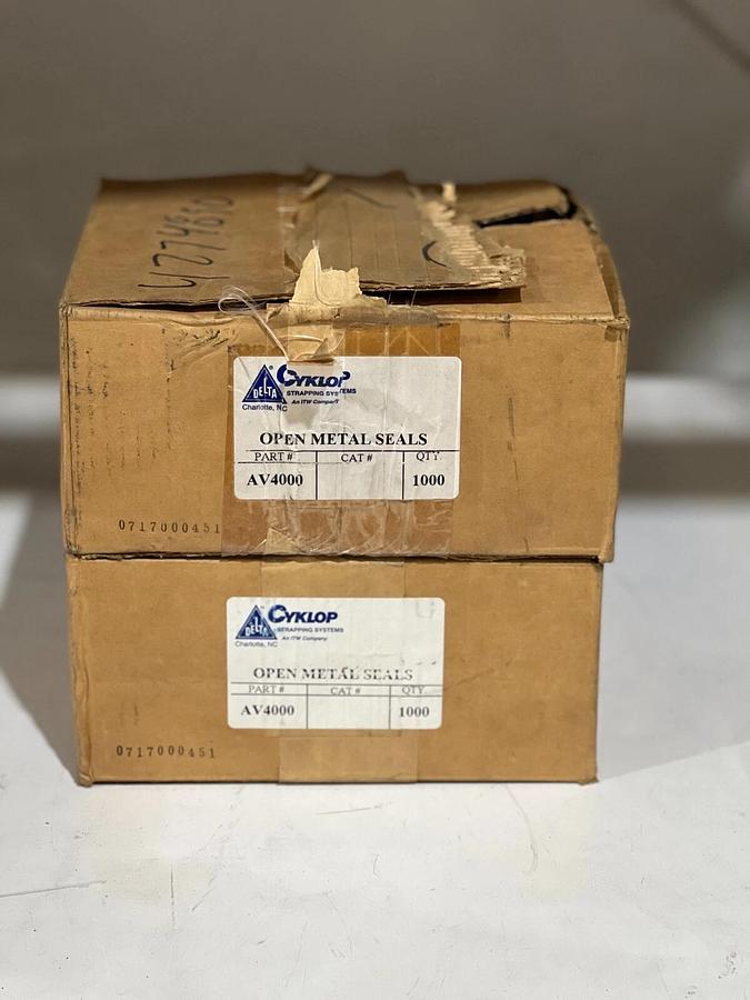 Used Lot of 1/2" Poly Strapping / Banding Tools: Tensioners, Crimpers/Sealers, Seals