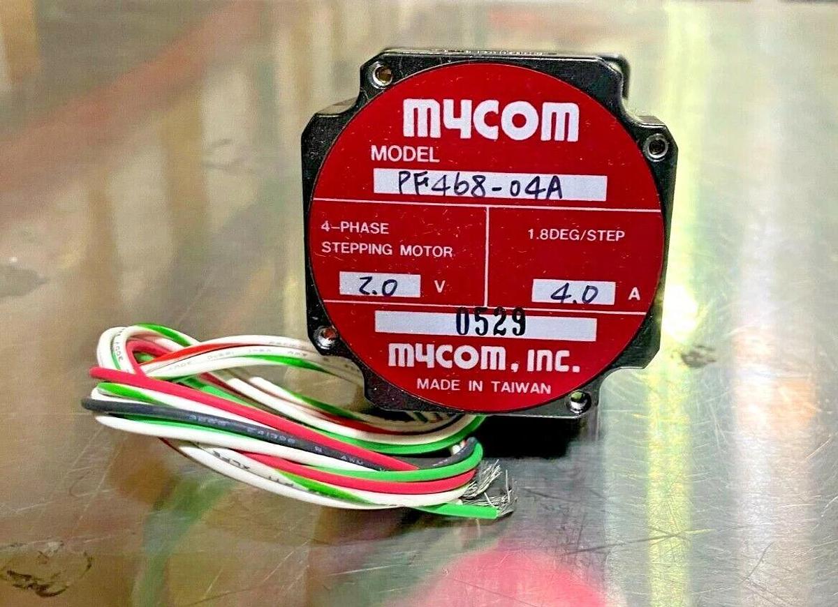 Mycom PF468-04A 2.0V 4.0A 1.8Deg/Step 4-Phase Stepping Motor - Stepper