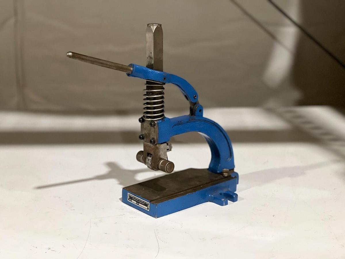 Used Numberall Model 98 Marking Platform Hammer Stamp with Model 85H Numbering Head