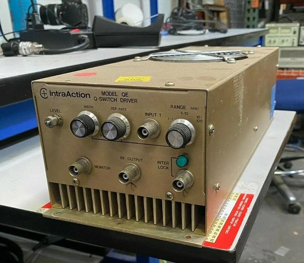 Used IntraAction QE Series Model QE Q-Switch Driver - Mod. QE-2450 Oscillator - AS-IS