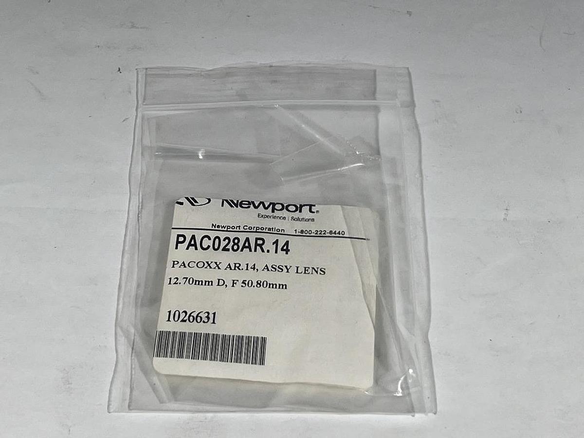 Used Newport Optics Lot: LM-2R Mount, PAC028.AR14 Lens, & KPC013AR.14 Lens