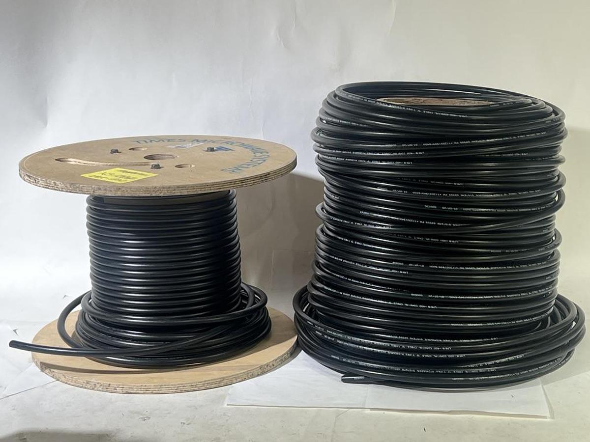 Lot of 500 Feet - Times Microwave Systems LMR-400 50-Ohm Low-Loss Coaxial Cable