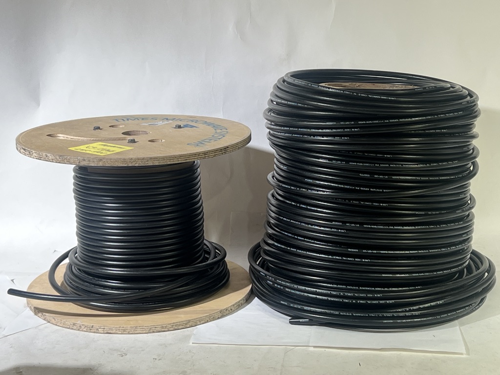 Lot of 500 Feet - Times Microwave Systems LMR-400 50-Ohm Low-Loss Coaxial Cable