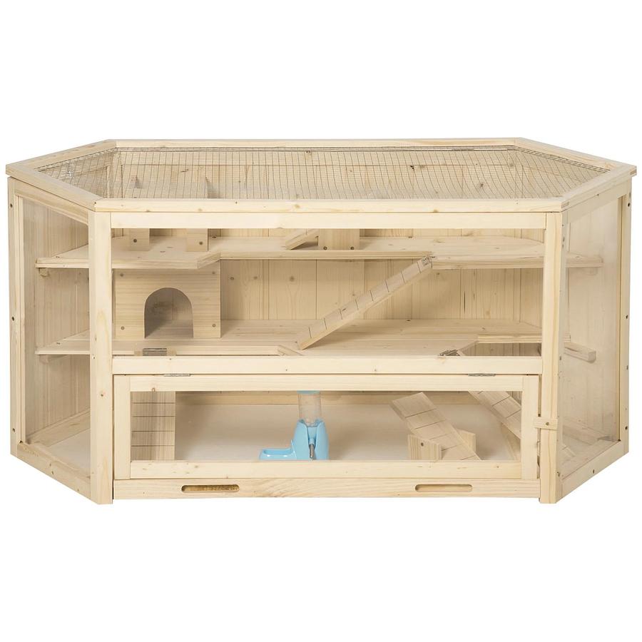 Petrum 3-Level Wooden Hamster Cage Model 030108-00130