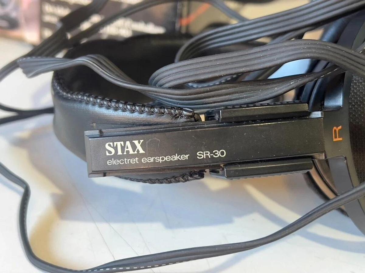 Used Stax SR-34 Lambda Junior SRD-4 Electret Earspeaker System with SR-30 Headphones