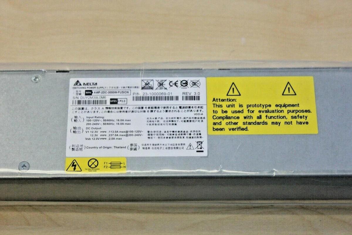 Cisco Power Supply P/N 23-1000069-01 - Delta AWF-2DC-3000W-FUSION