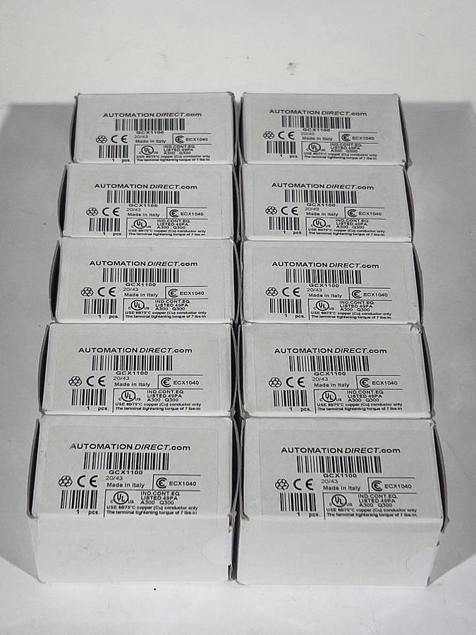 Lot of 10 : AutomationDirect GCX1100 Selector Switch, 2-Position, Normally Open