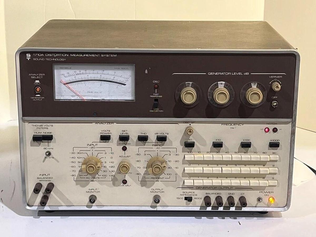 Used ST Sound Technology 1710A Distortion Measurement System with Option 3