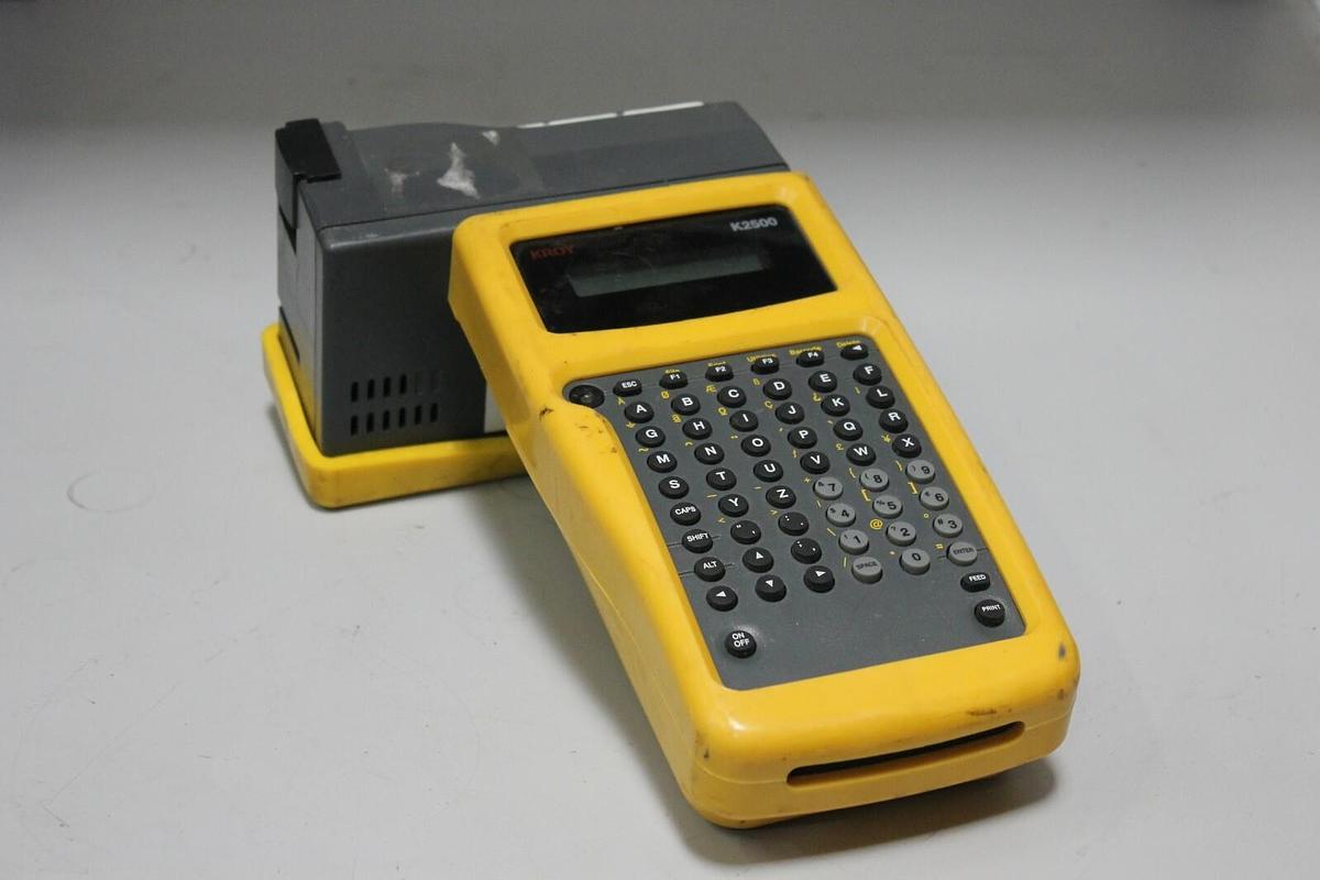 Used Kroy K2500 Industrial Labelling System for Heat Shrink Tubing - Label Maker