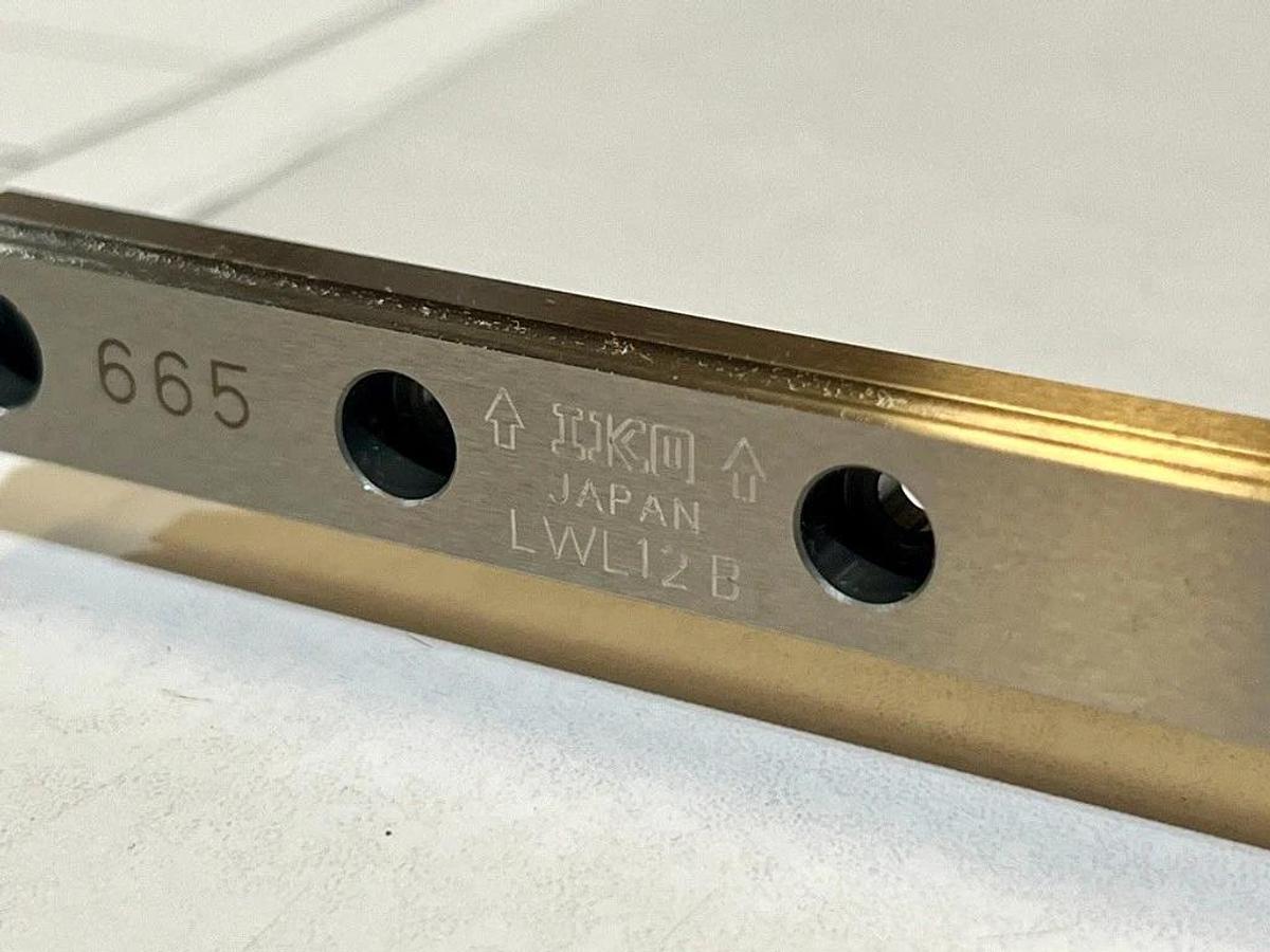 IKO C-Lube Maintenance Free Linear Way Slide 2X ML12 Slides + LWL12B Rail 560mm