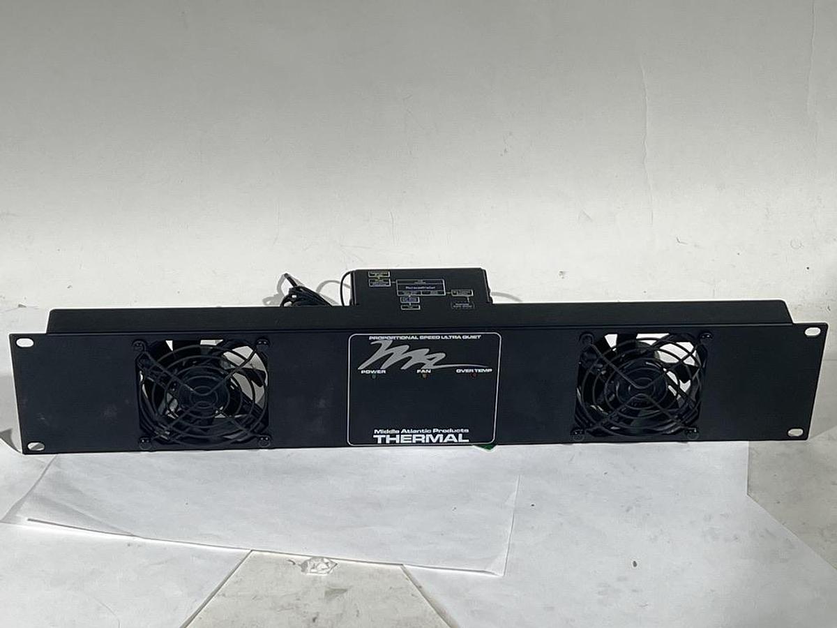 Middle Atlantic UQFP-2 Ultra Quiet Fan Panel - No 5V Adapter