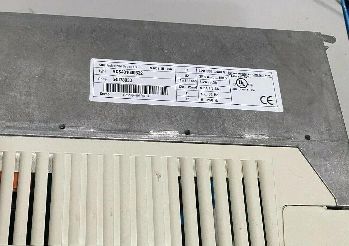 Used ABB ACS401600532 AC Drive Variable Frequency Drive