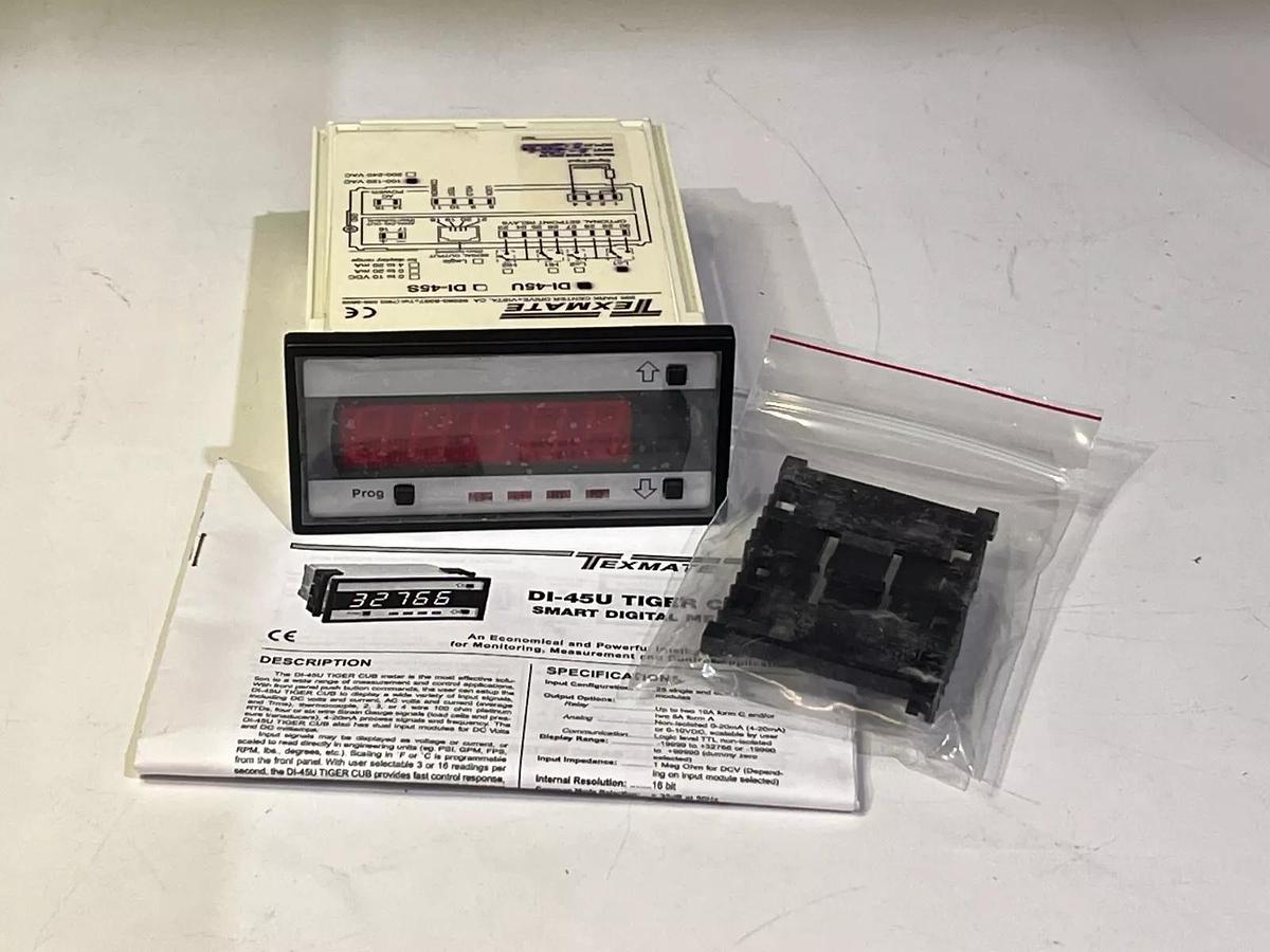 Texmate Tiger Cub DI-45U Smart Digital Meter - Monitoring, Measurement & Control