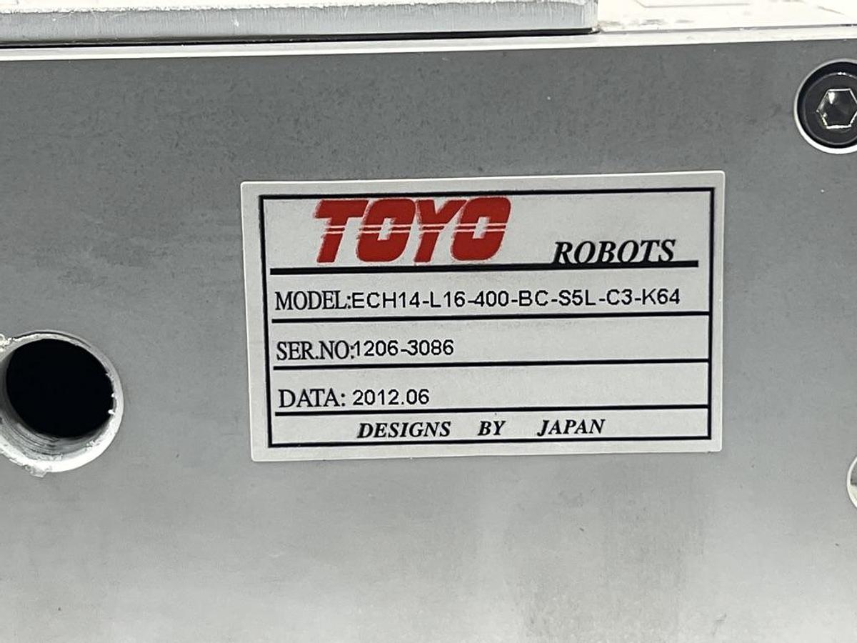 Used 2012 Toyo Robotics ECH14-L16-400-BC-S5L-C3-K64