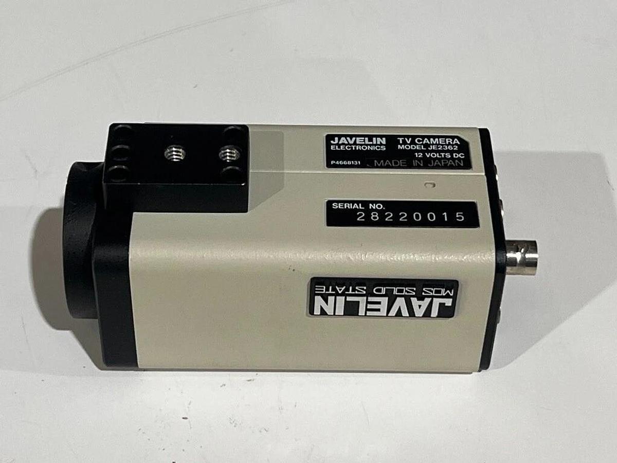 Used Javeline Electronics TV Camera Model JE2362 MOS Solid State 12 Volts DC Untested