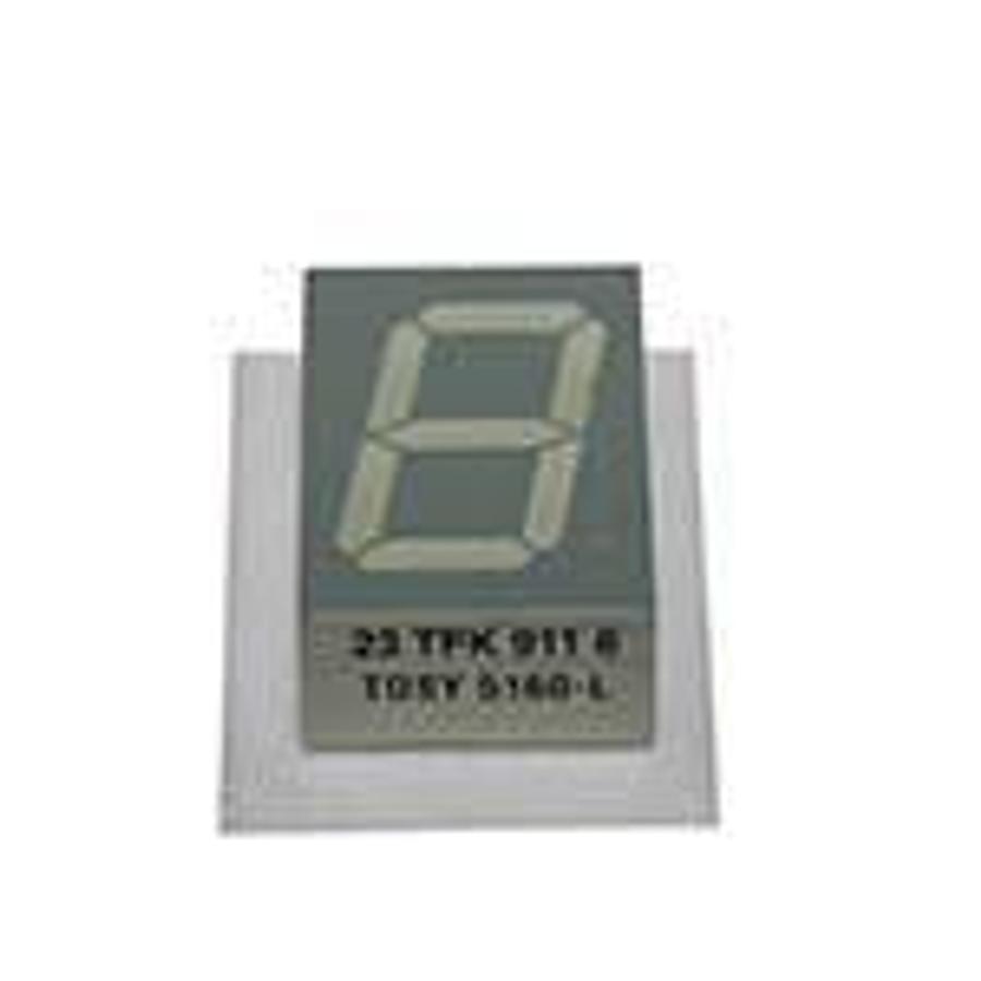 Used Single Numeric LED Display (Yellow) Standard 7-Segment Display 13 mm ES7091RF