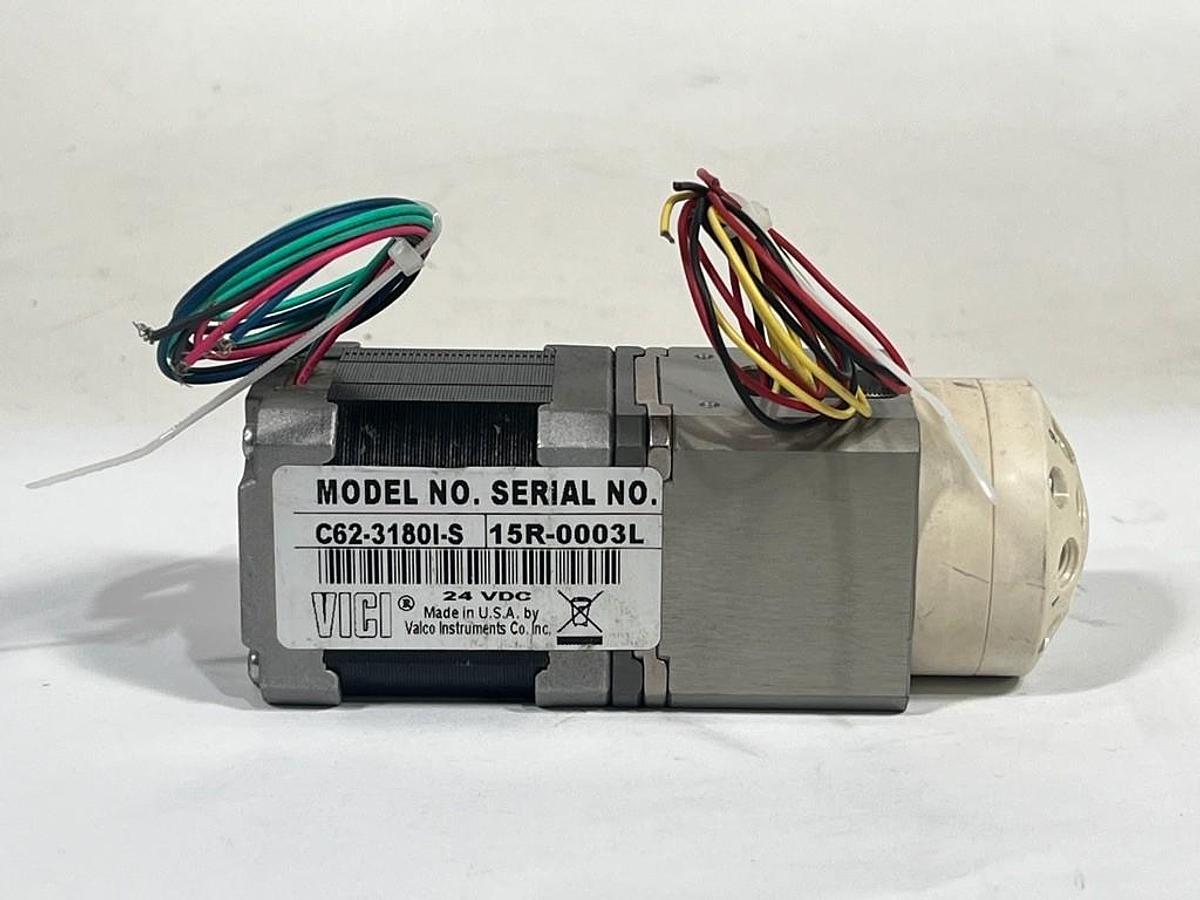 Used VICI Model C62-3180I-S 10-Port Cheminert Low Pressure Motor/Injector Valve