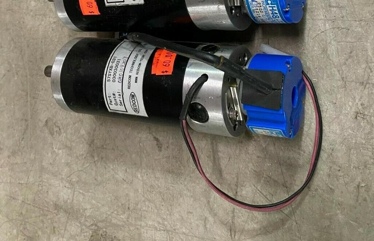Used Redcom Technology 57SYXB-031 Servo Motor with Daido H48 Encoder