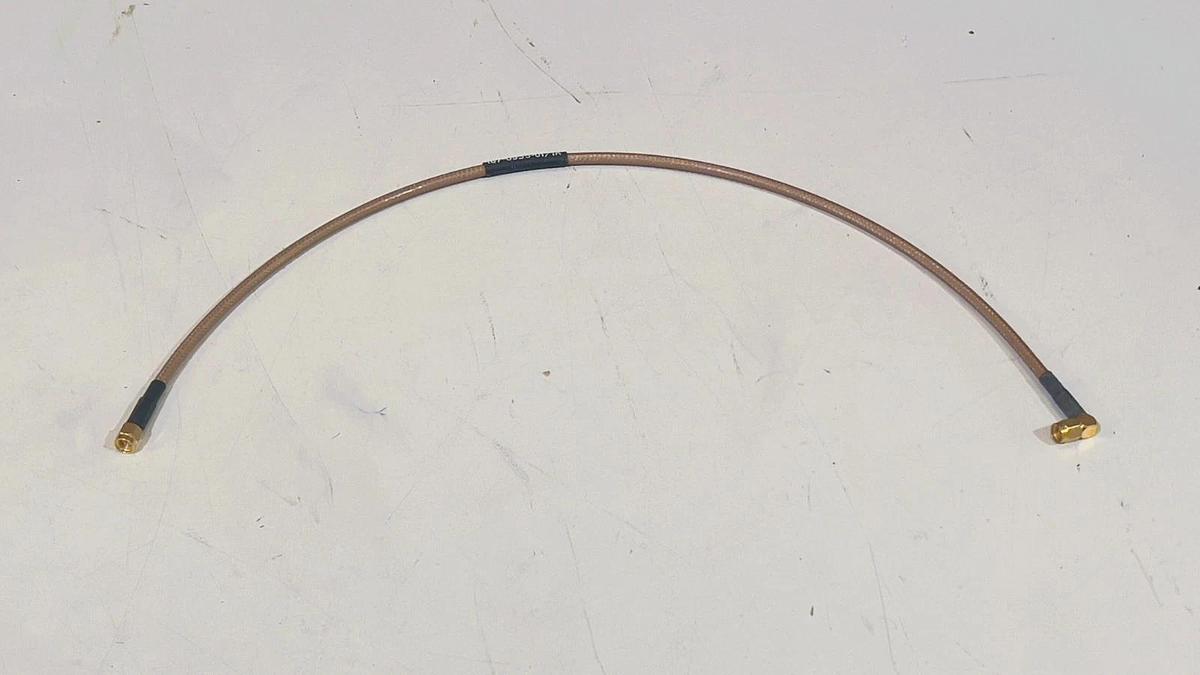 Lot of 98 Male SMA to Male SMA Right Angle 20" RG142 Coaxial Cable Assemblies