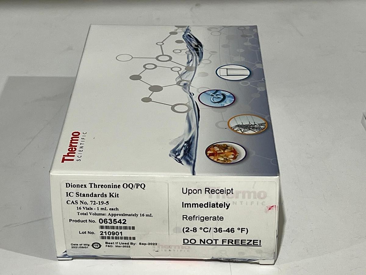 Thermo Scientific 063542 Dionex Threonine OQ/PQ IC Standards Kit - 16 Vials 1 mL
