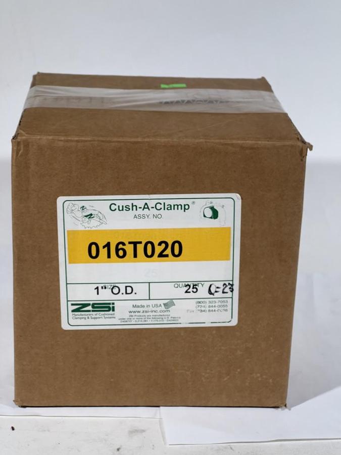 Box of 23 ZSI 016T020 Cush-A-Clamp 1" OD Vibration Damping Clamps
