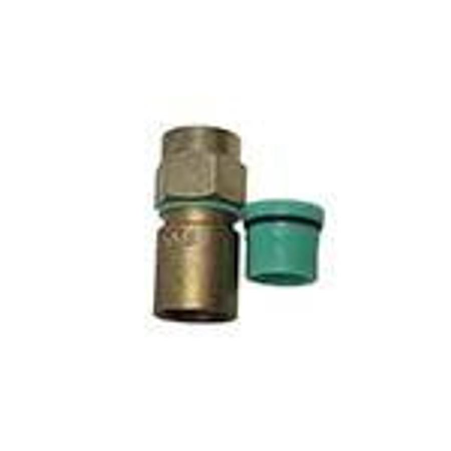 Used Snap-N-Seal F Male 2-Piece Compression Connectors for Series 59 Quad Coaxial Cable RG-59 Green ES7732