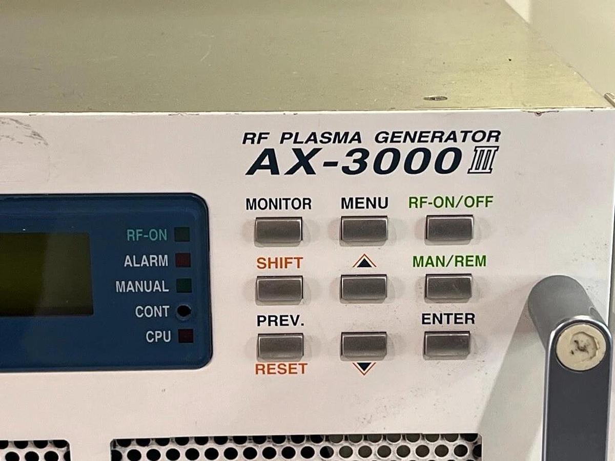 Used Adtec Model AX-3000 III RF Plasma Generator, 3000 W (13.56 MHz) - AX-3000III-PI1