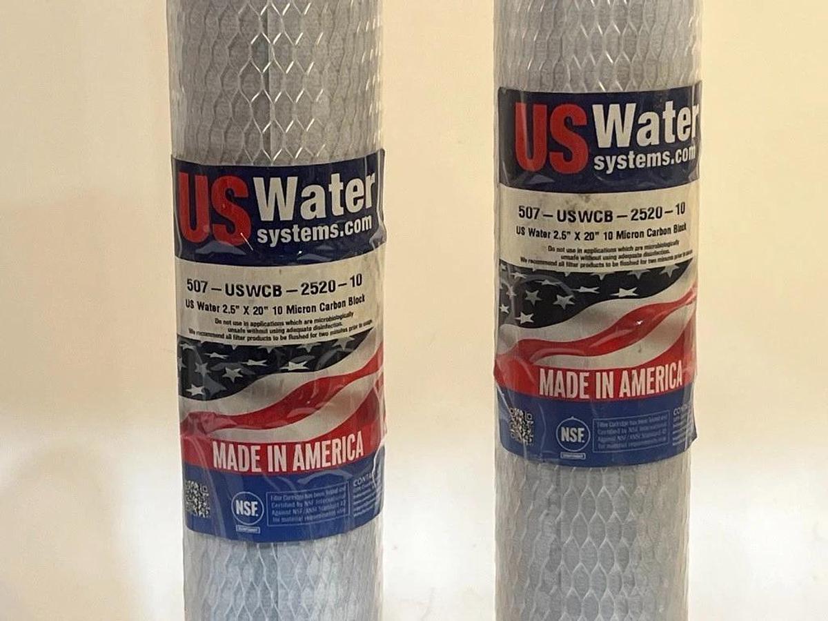 2 Pack: US Water Systems 2.5 x 20 Carbon Block Filter - 507-USWCB-2520-10