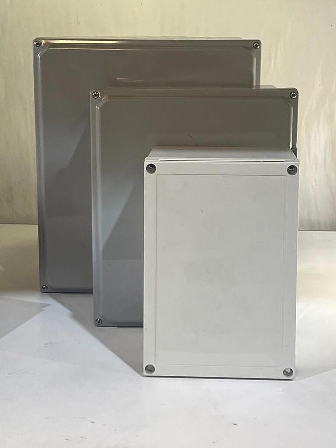 Lot of 3 Electrical Enclosures / Project Boxes 7" x 10", 12" x 8", 15" x 12"