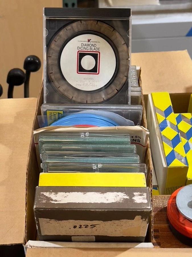 Used Lot of 2 Units: Kulicke & Soffa K&S Model 775 Silicon Wafer Dicing Saw w/ Manual