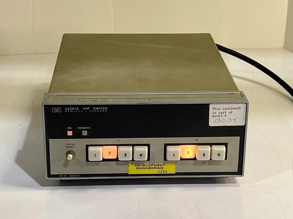 Used Hewlett Packard HP 59307A VHF Switch