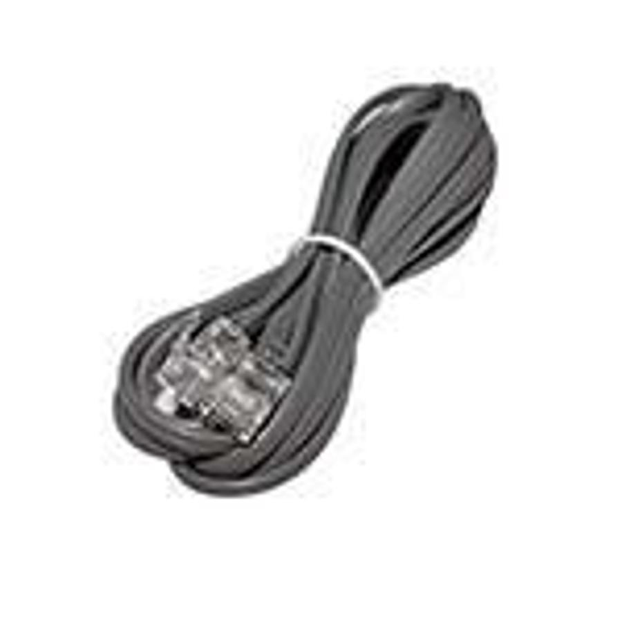 Used RJ-11 to RJ-11 cable 6' long, Gray ES6851C
