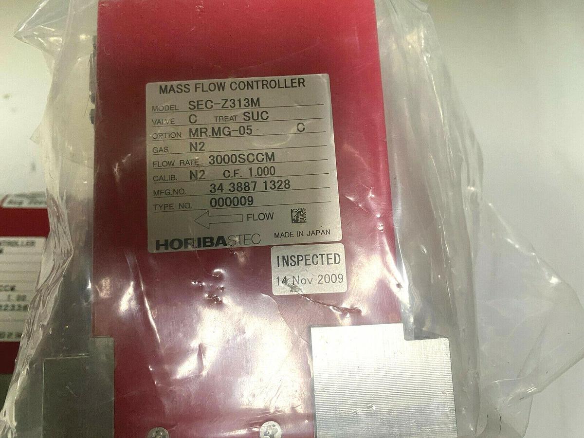 Used HORIBA STEC SEC-Z313M N2 Mass Flow Controller 1000 SCCM