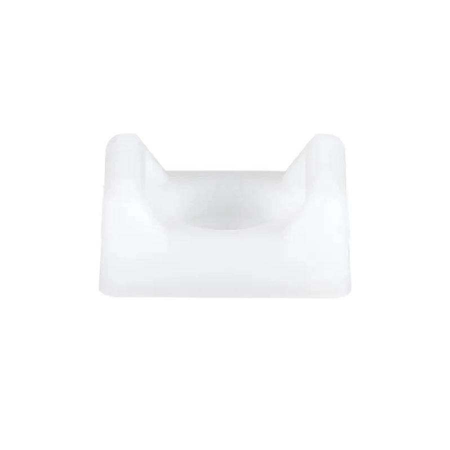 Used Bag of 100 Pieces Panduit TM3S10-C Screw Applied Cable Tie Mounts, Natural Color