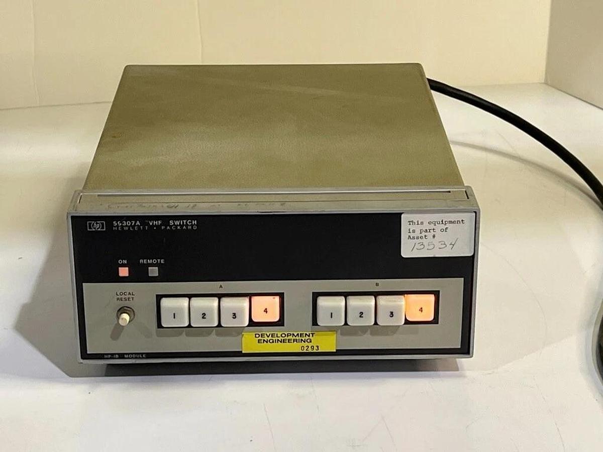 Used Hewlett Packard HP 59307A VHF Switch