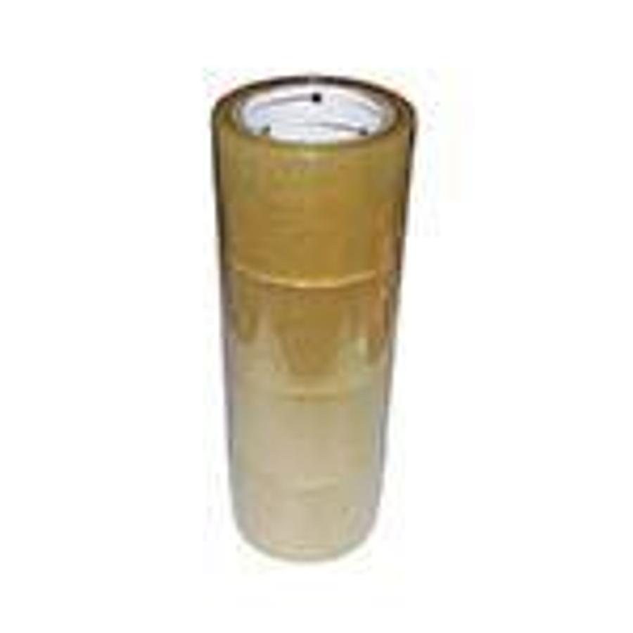 Used 4 Roll Pack - Clear Boxing Tape 3" Wide 60 Yards Long, 2.4mil - ES7193