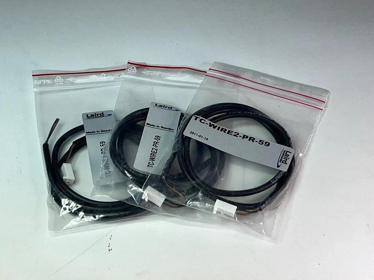 Used 3 Each Laird Technologies TC-WIRE2-PR-59 Temperature Sensor Wire NTC1 to PR-59